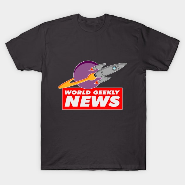 World Geekly News T-Shirt by Paulychilds